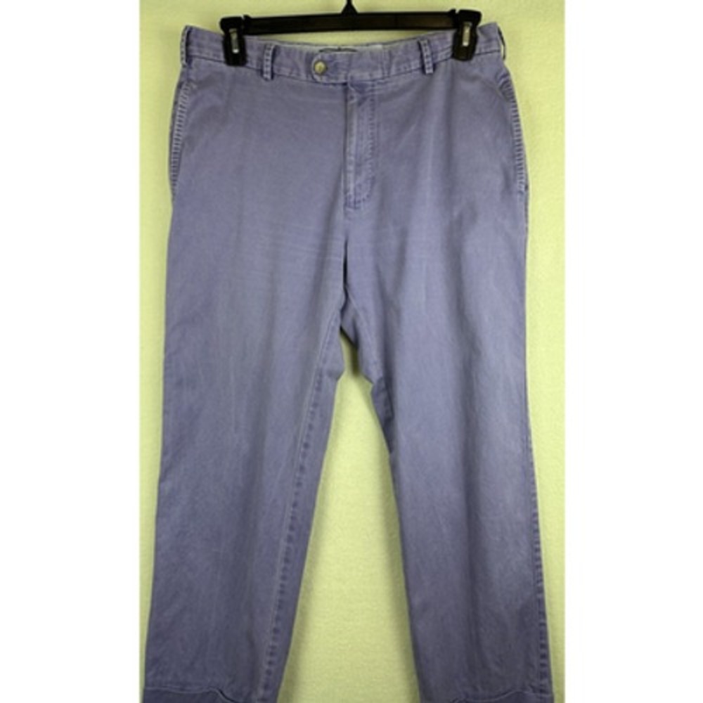 Peter Millar Mens 34x28 Faded Purple Chino Golf Pants MS15B84 Straight Cotton
